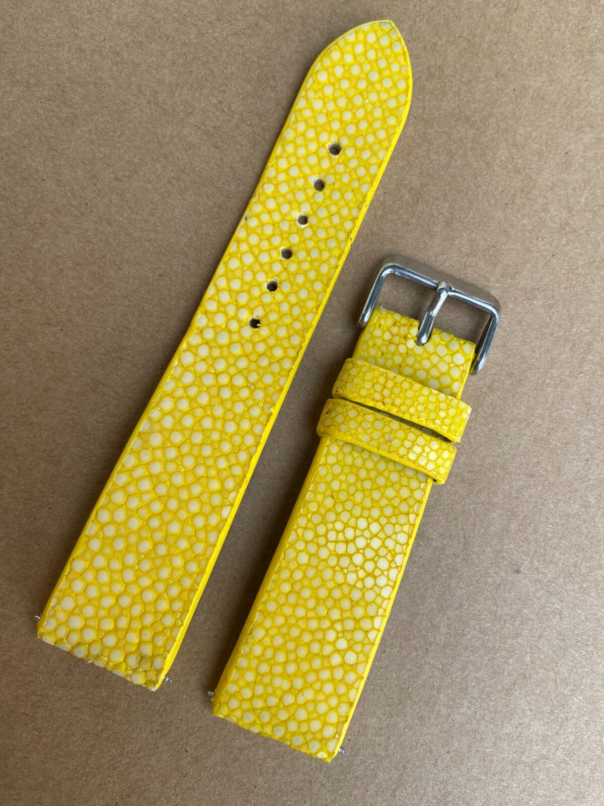 Yellow Stingray Watch Strap Band 16mm 18mm 19mm 20mm 21mm 22mm 23mm 24mm 26mm