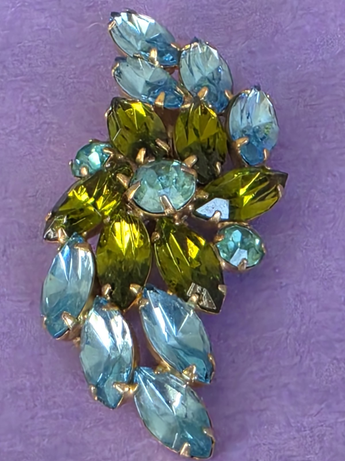Juliana? Green And Blue Brooch