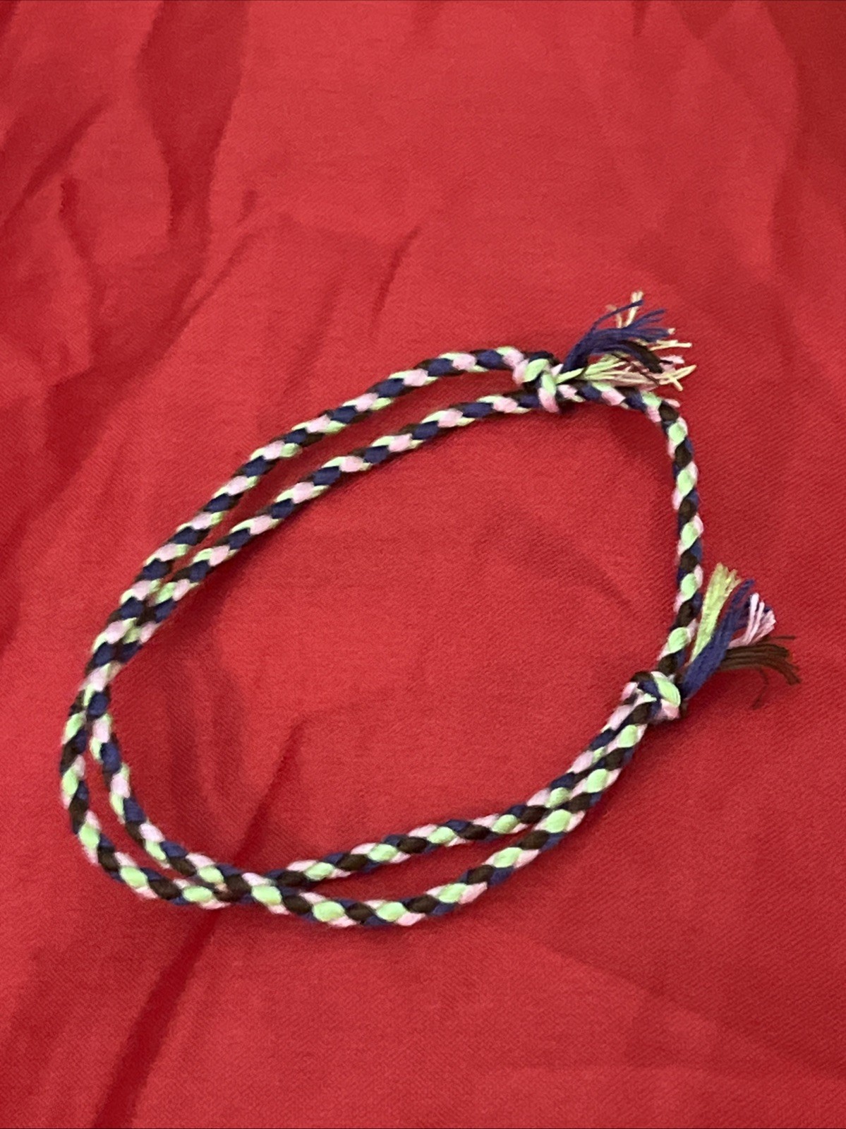 NEW BOHO BRAID THREAD FRIENDSHIP BRACELET ADJUSTABLE LIME PINK PURPLE BROWN NIP