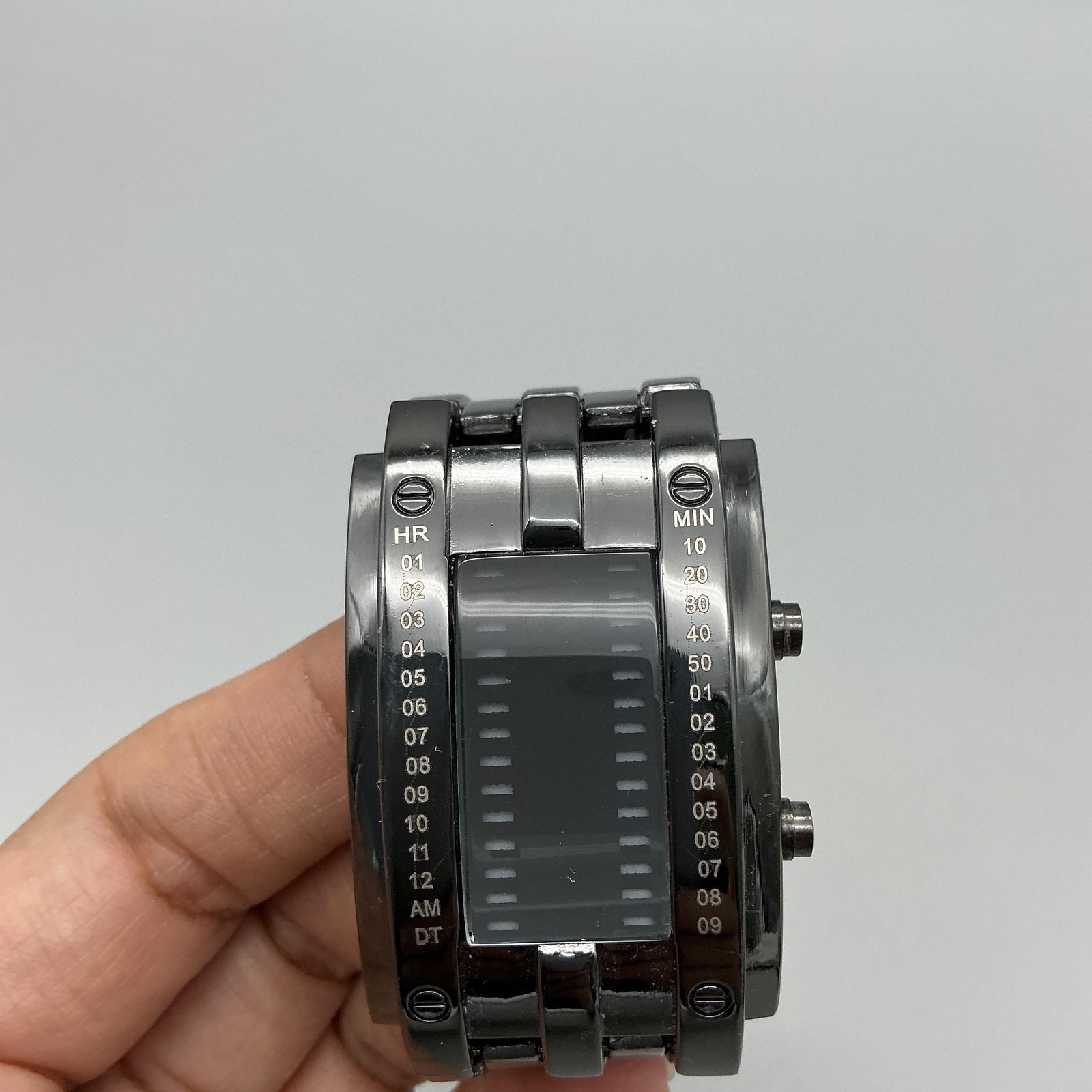 SKMEI 0926 Binary Watch Black Blue LED Mens 31mm LED Display 8″