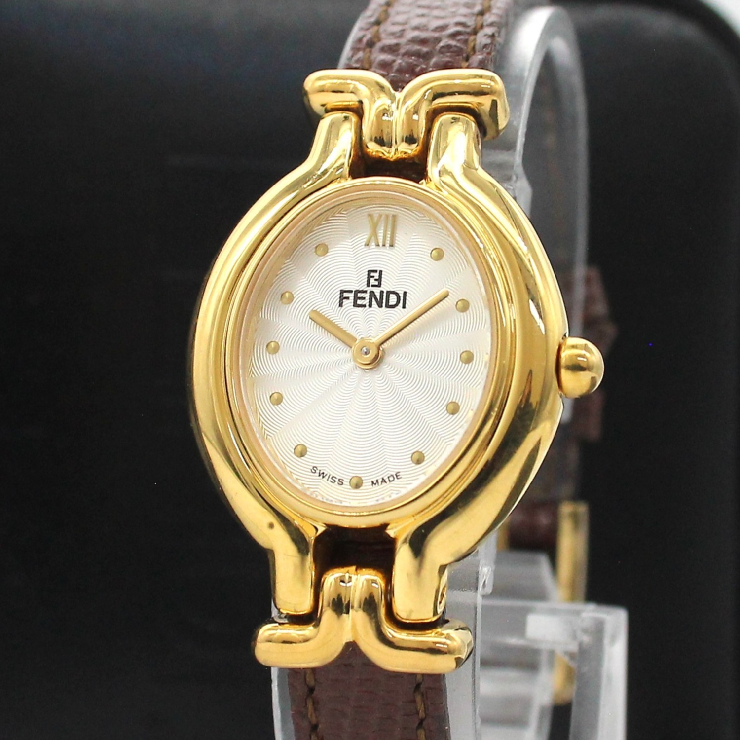 [NEAR MINT] FENDI Cal.640L ChangeBelts Chameleon Quartz Women’s 25mm JAPAN A679