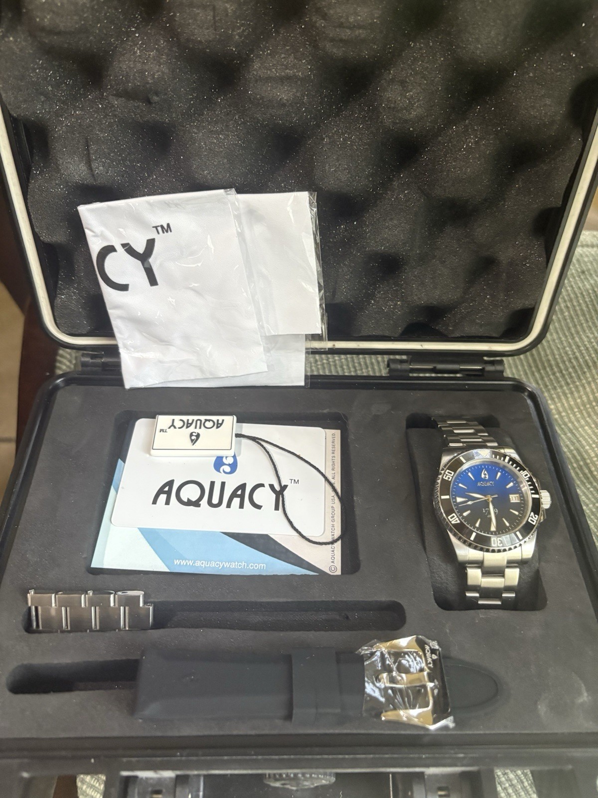 Aquacy 1769 Hei Matau Men’s Automatic Dive Watch Miyota 9015 fade to black dial