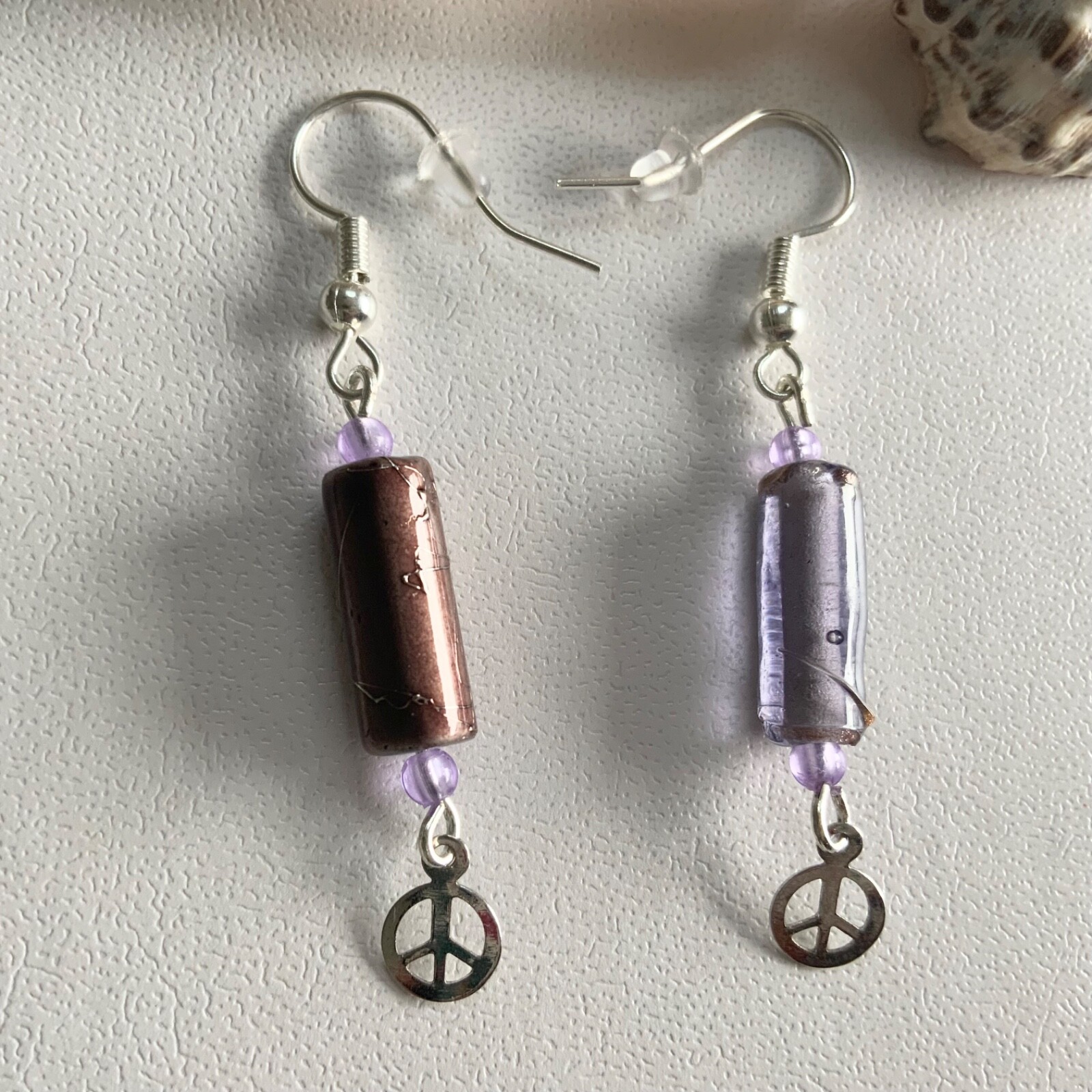 New Handmade Boho Czech Glass Beaded Dangle/Drop Earrings