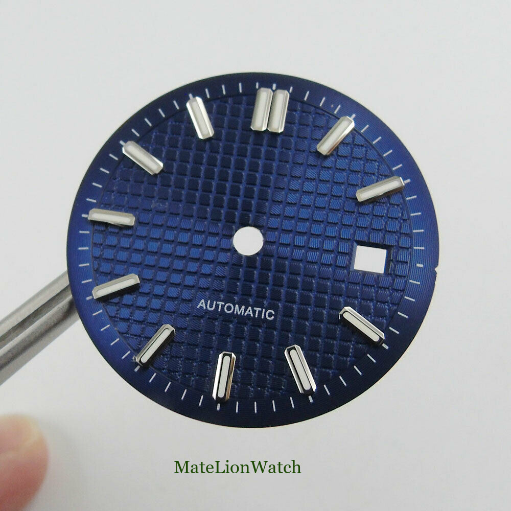 31mm Sterile Watch Dial Face Fit NH35 NH36 NH38 Automatic Movement Date