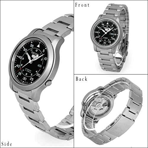 SEIKO Watch Overseas Model SNK809K1 Black Metal Belt Men’s Watch