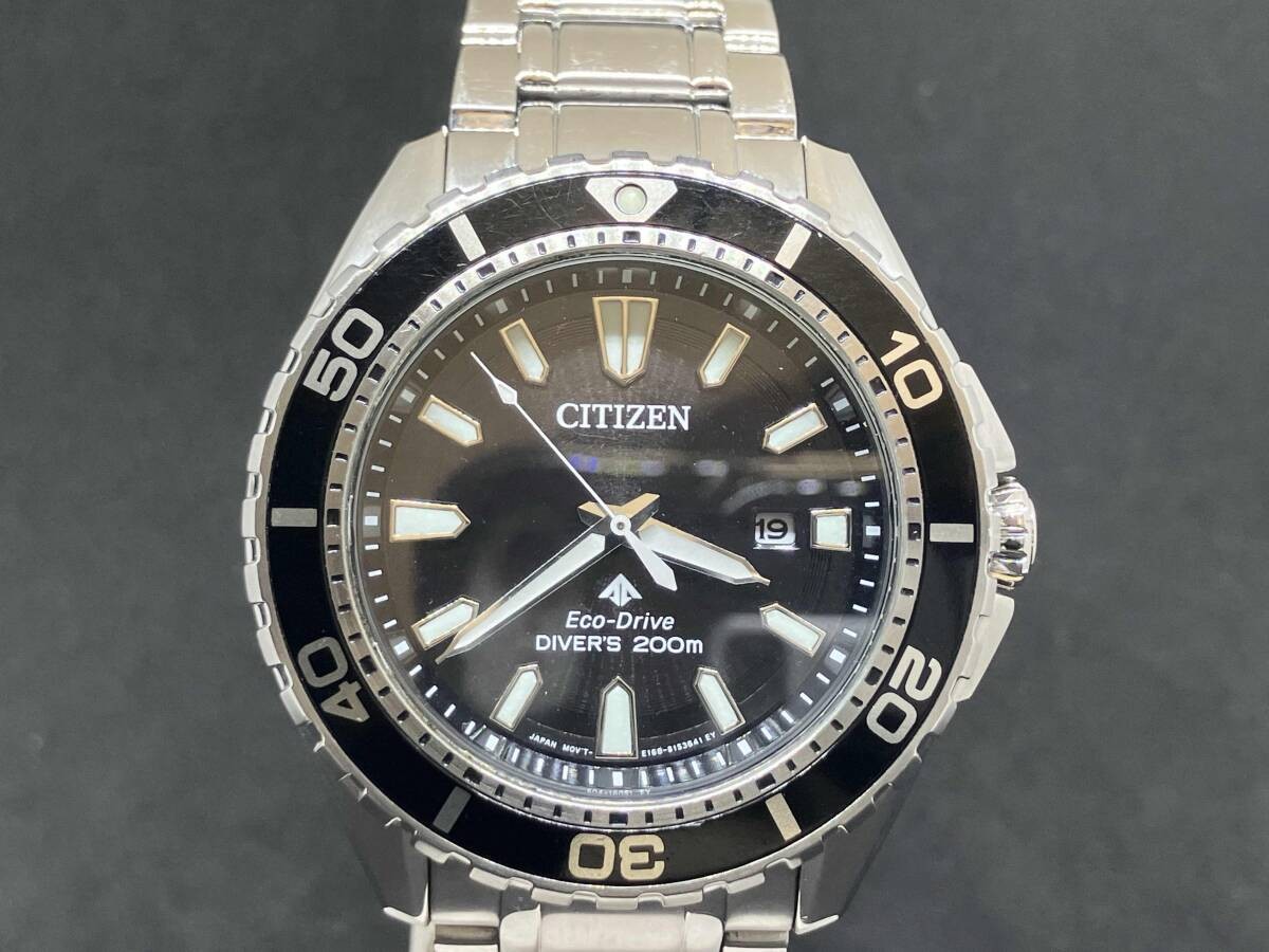 Citizen PROMASTER MARINE Series Eco-Drive Diver BN0190-82E E168-003FR01 Watch