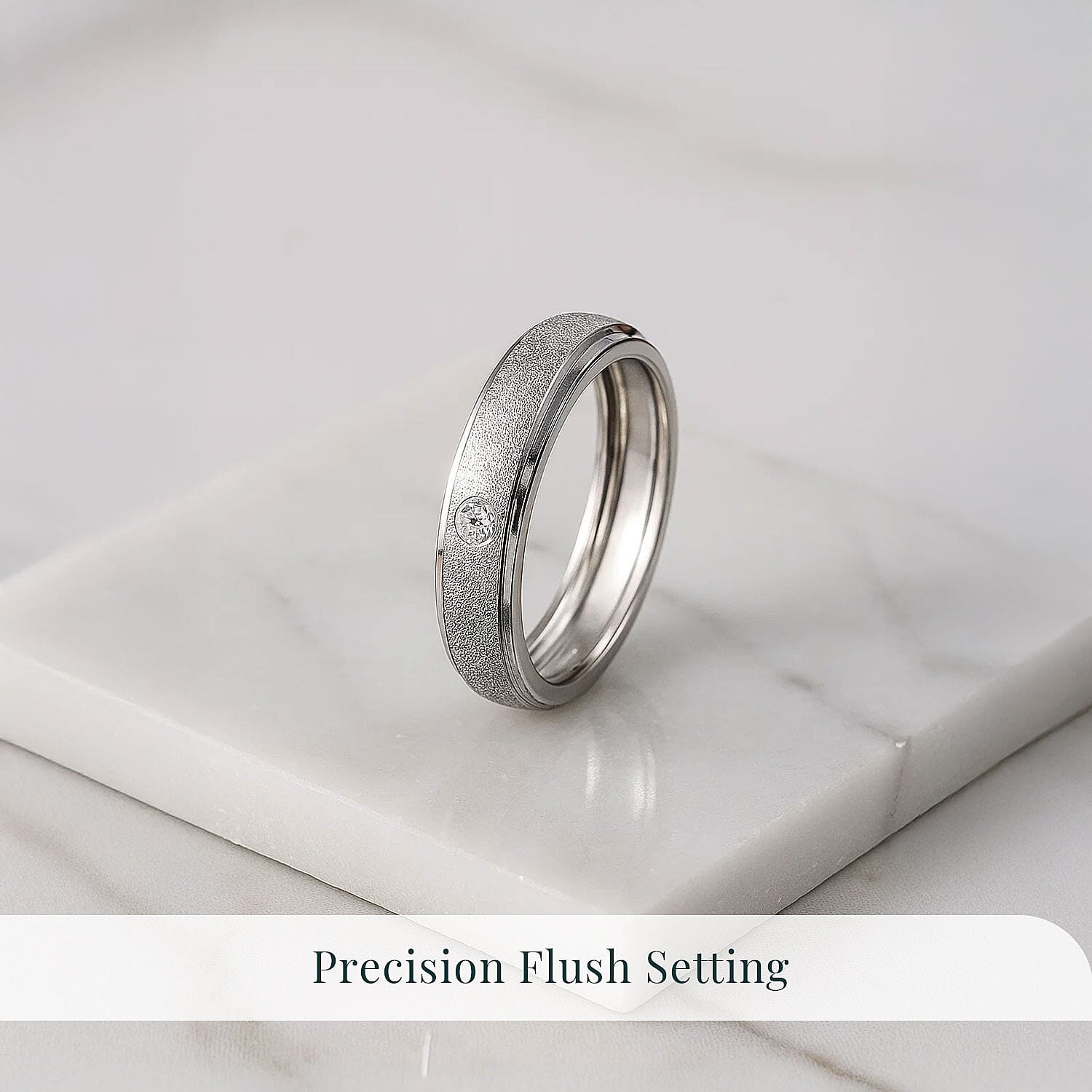 Lab Grown Diamond VS 0.10 ctw Band Ring in 950 Platinum Size 9.0 4 Grams