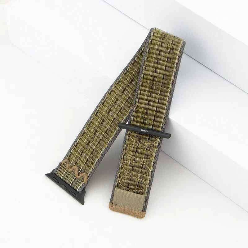 Nylon Apple Watch Band 41mm 45mm 49mm Ultra Iwatch Strap Series 10 9 8 7 6 SE 5