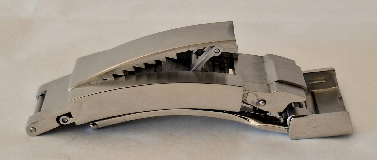 GLIDE-LOCK BUCKLE CLASP S/S SAFETY FLIP FOR ROLEX SEA-DWELLER DEEPSEA USA SHIP
