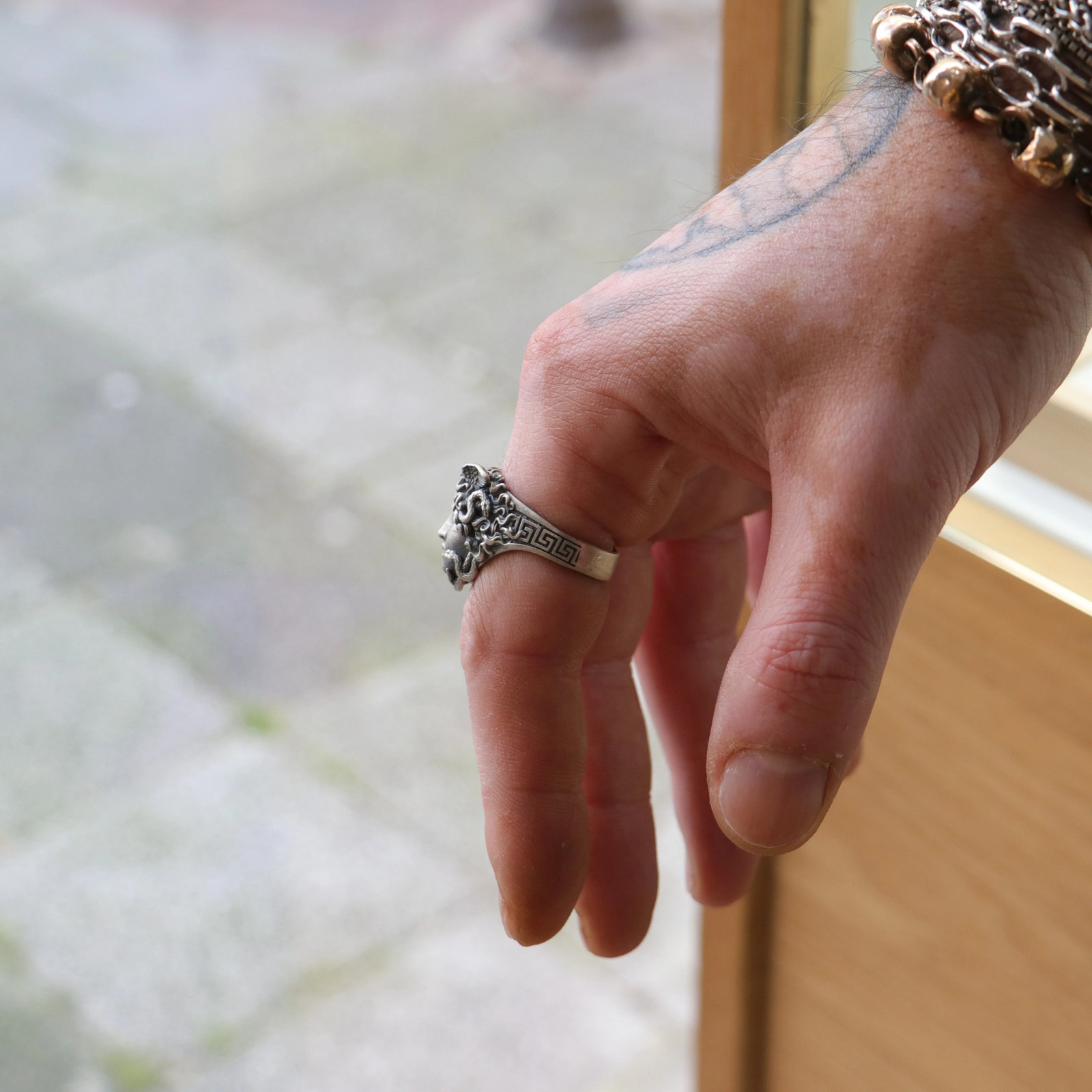 Gorgon Medusa Greek Ring, Mythology Jewelry, Mythology Lover Gift