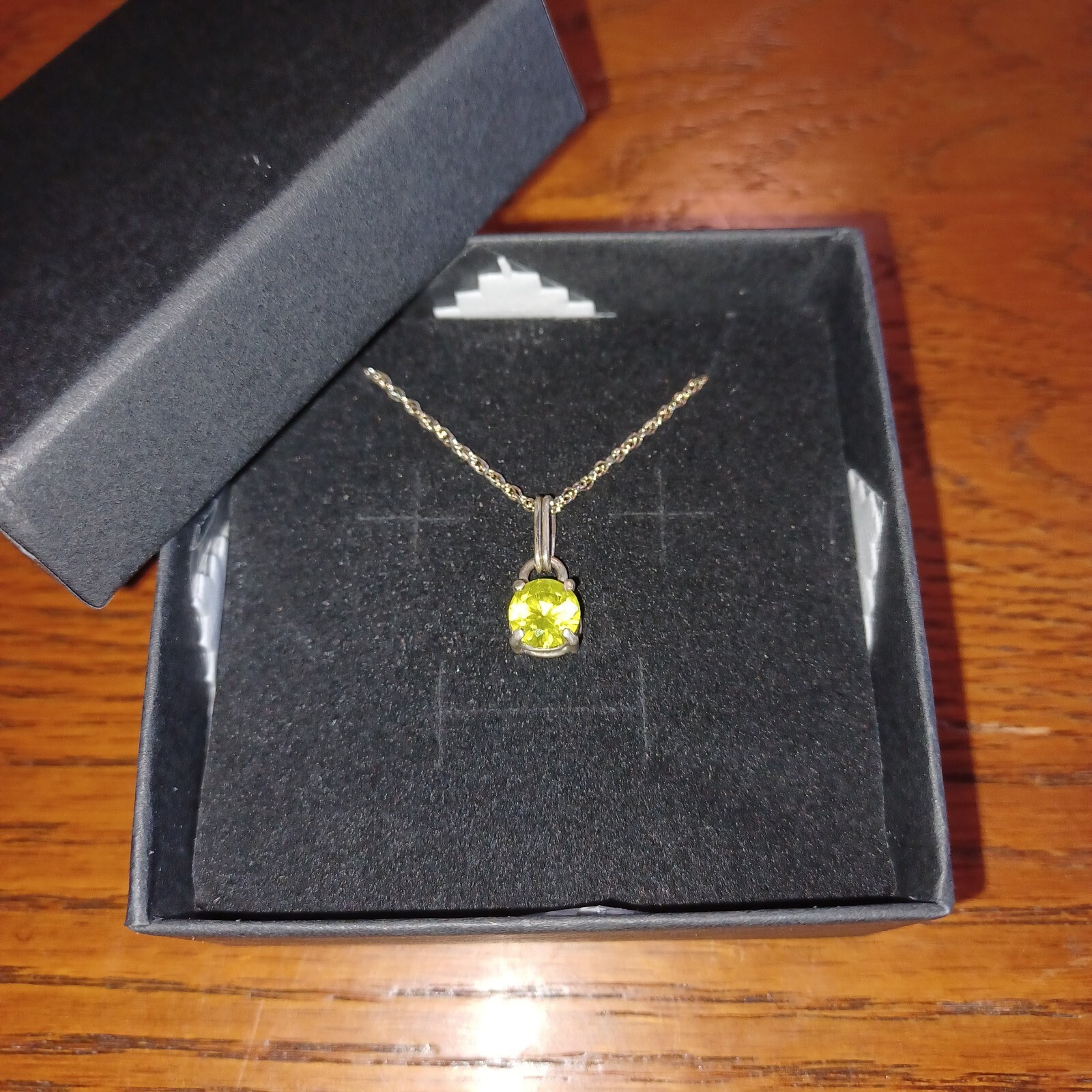 Hand Crafted YAG Yttrium Aluminum Garnet Pendant – Sterling Silver – 18” Chain