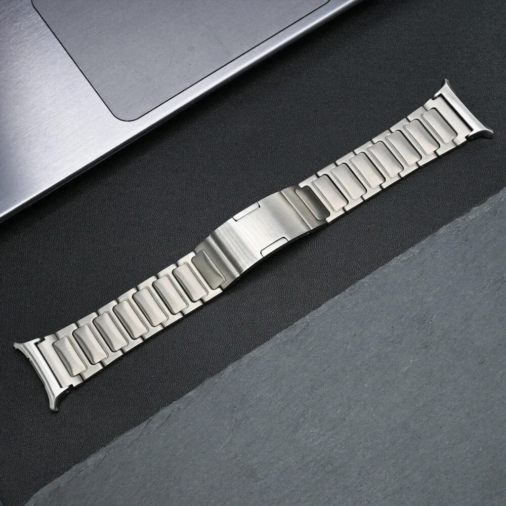 No Gaps Metal Strap Link Bracelet Titanium Band for Samsung Watch 7 Ultra 47mm