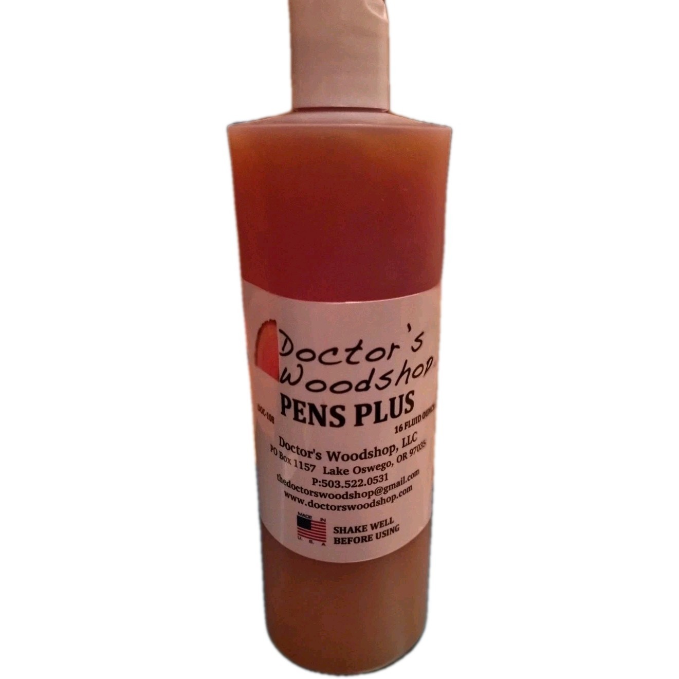 Doctor’s Woodshop Cleaner & Polish 16 fl oz for Pens & Peppermills, Water Resis…