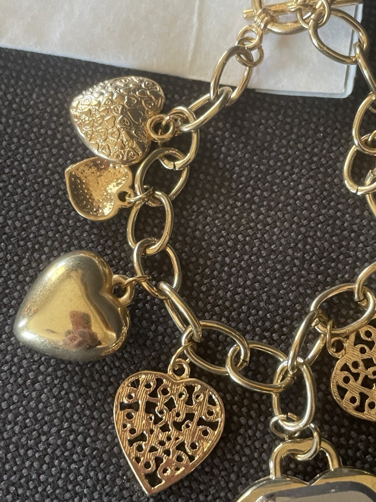 Heart Charm Bracelet W/heart Watch See details (J-12)
