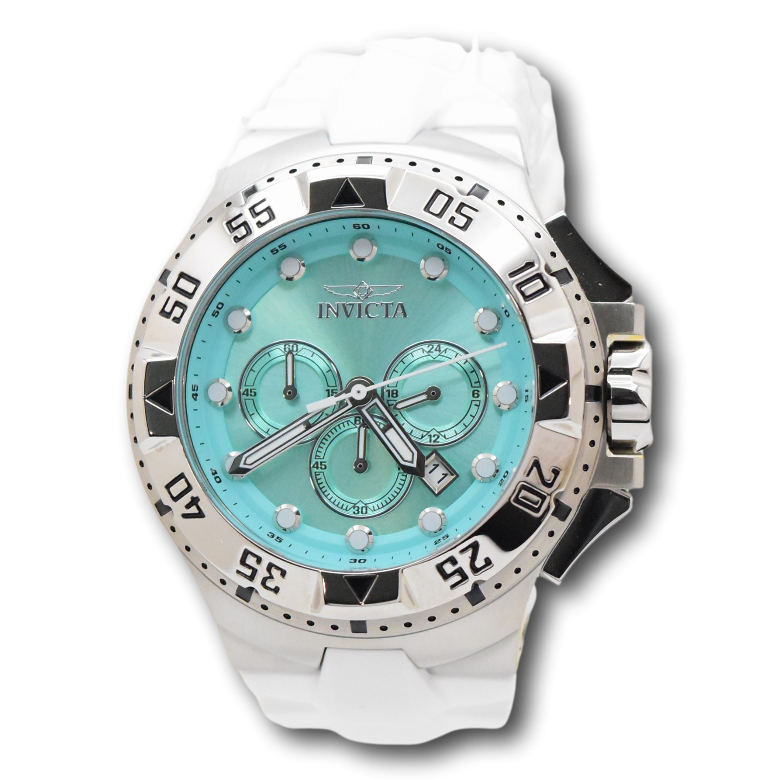 Invicta Excursion Kodar Men’s 50mm Turquoise Dial White Chronograph Watch 48534