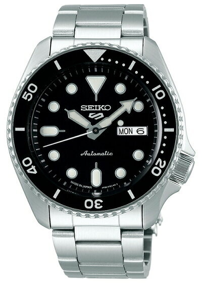SEIKO 5 SPORTS SBSA005 Black Mechanical Automatic Men’s Watch New in Box