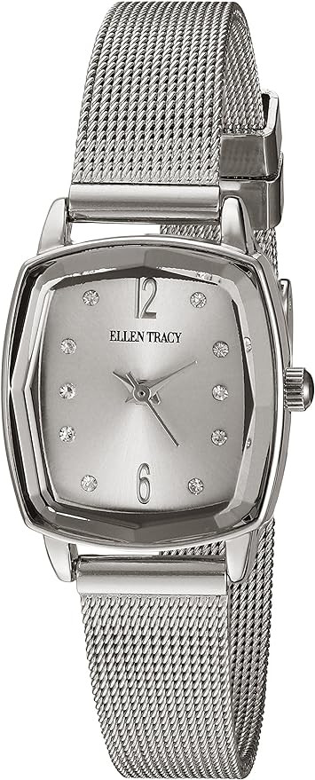 Women’s Ellen Tracy Quartz Silver Dial Watch, Item# ET5188SL, One Size