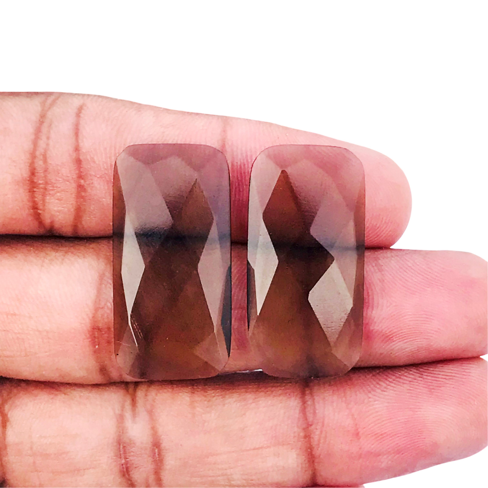 20 Pcs Faceted Smoky Hydro Quartz Loose Gemstone -6x8mm-10x20mm Approx.