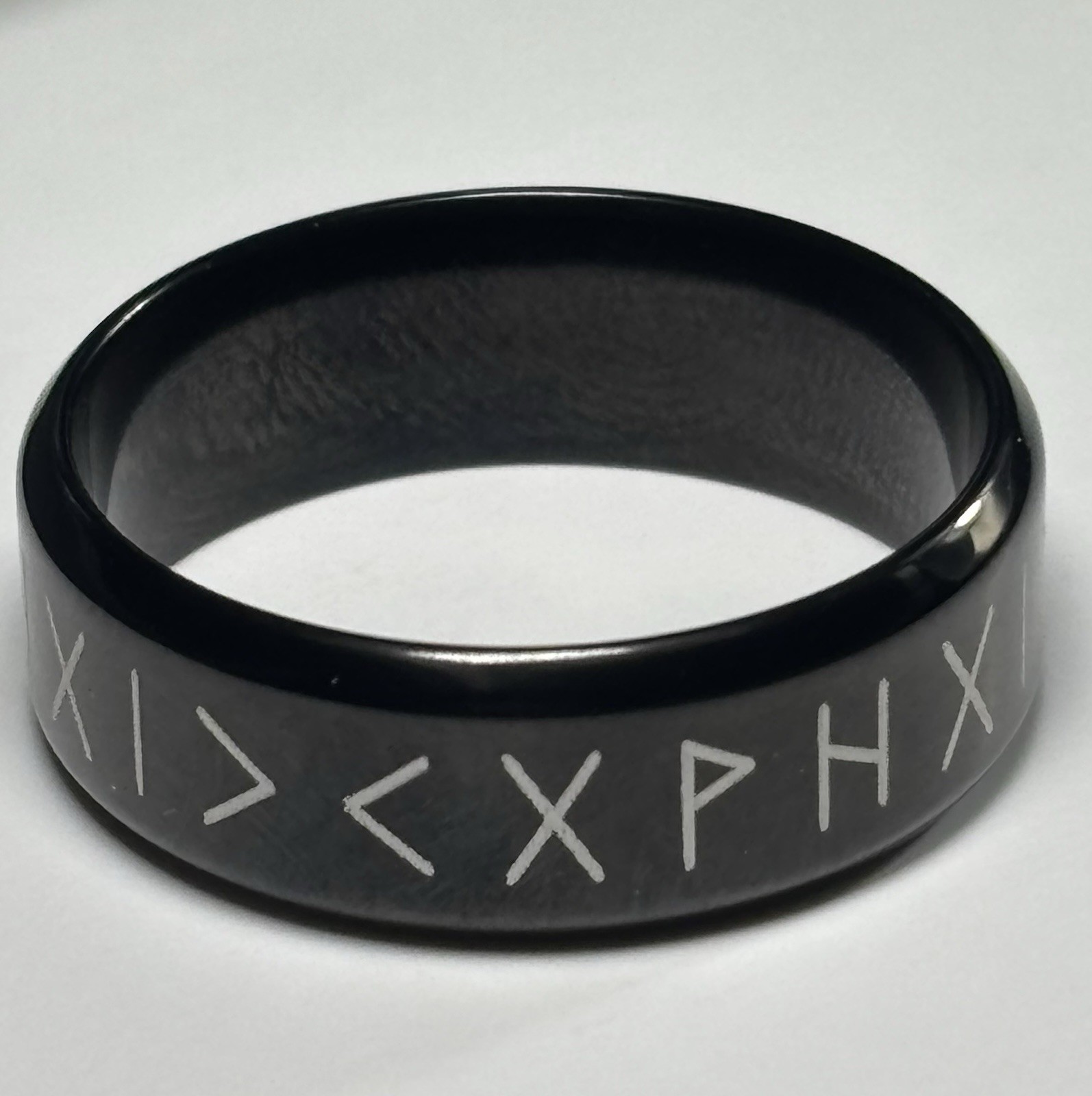 NWOT Besteel Men Ring Lot 6pc Size 11 Stainless Steel Band Spike, Dragon, Rune