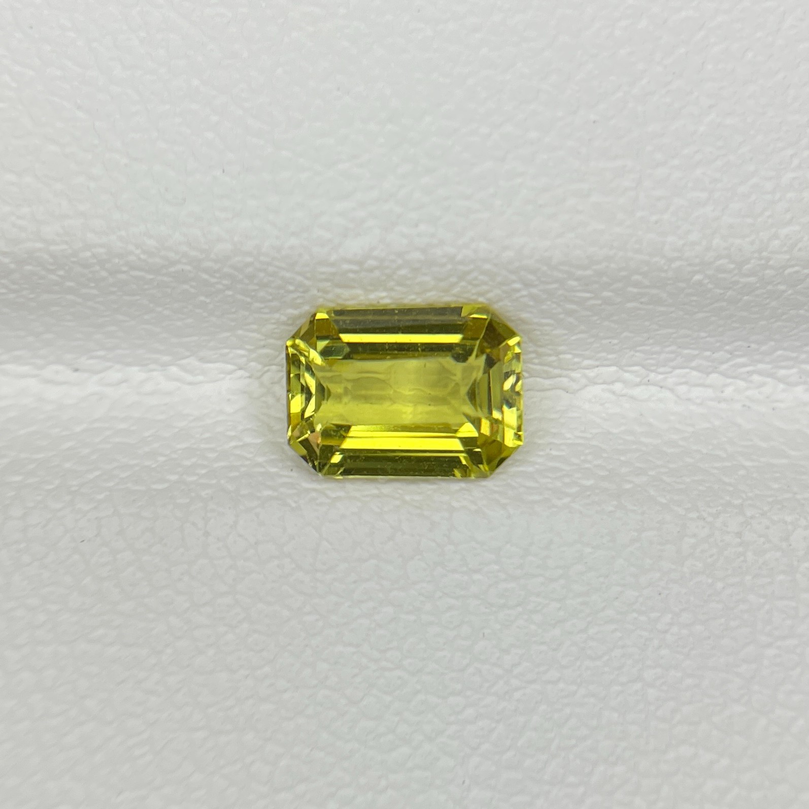 Natural 1.52Ct Yellow Chrysoberyl Emerald Cut | Sri Lanka | Loose Gemstone