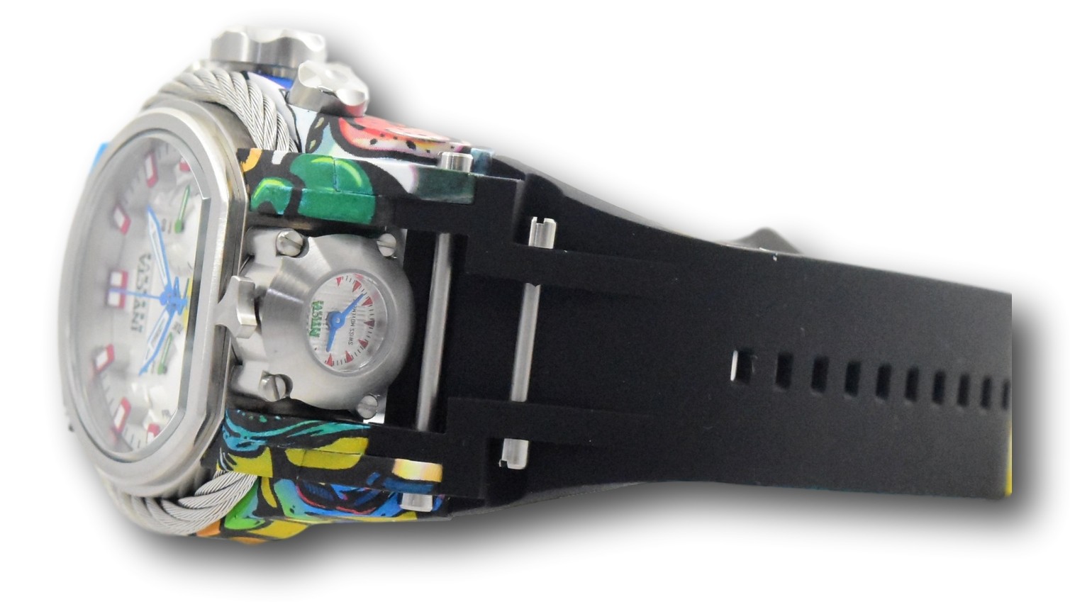 Invicta Reserve Bolt Zeus Magnum 52mm Graffiti Hydroplated Chrono Watch 32803