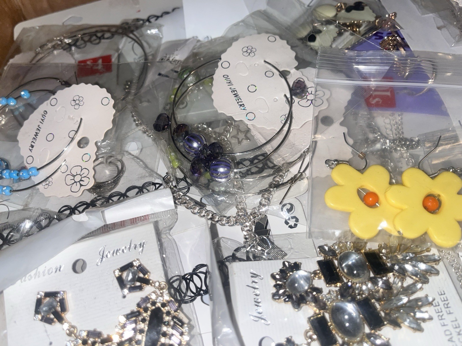 ICING & Claire’s Fashion Jewelry Mixed Lot Earrings Necklaces Bracelets Rings