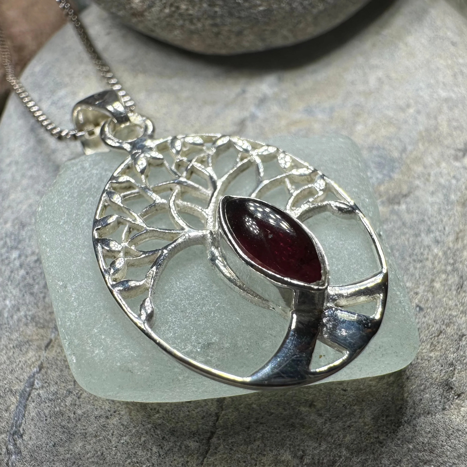 Tree of Life Necklace Irish Scottish Wiccan Celtic 925 Pendant W/FREE CHAIN