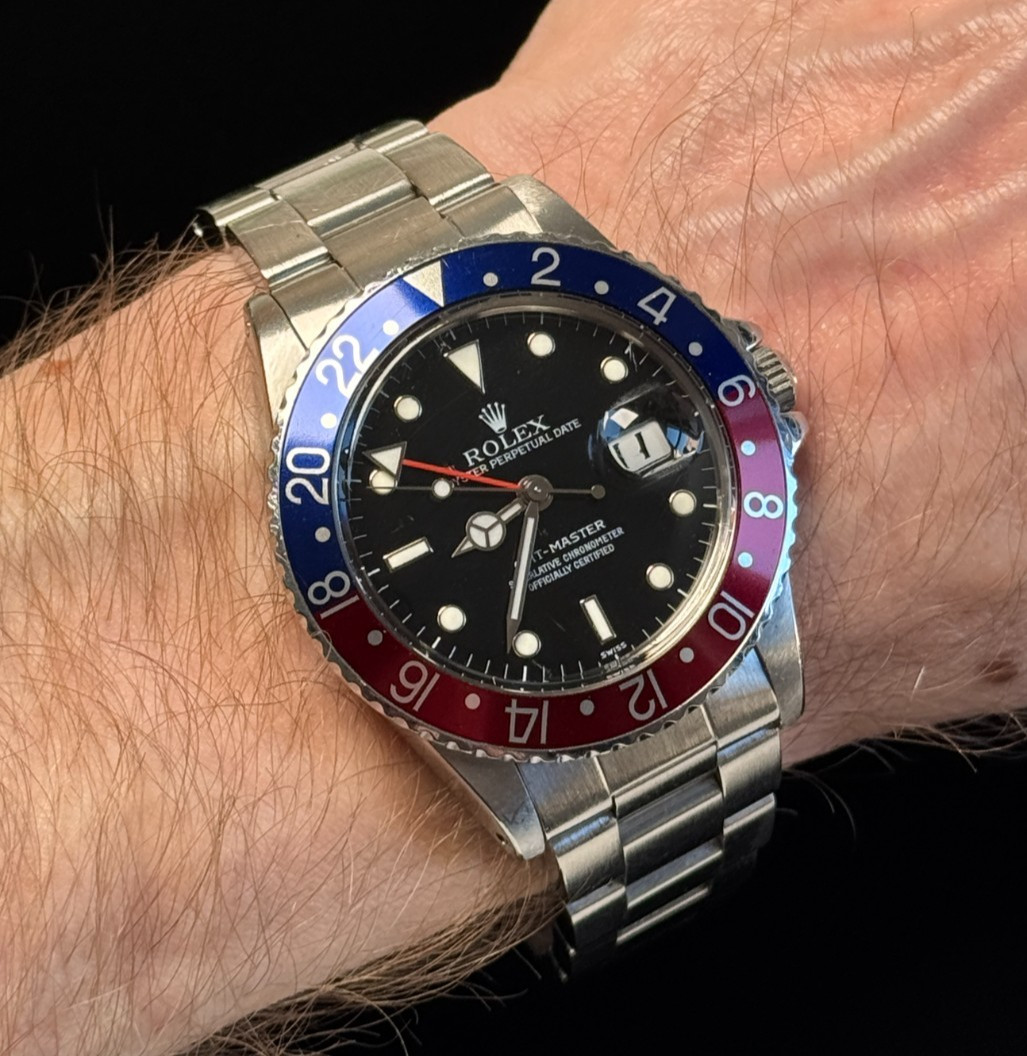 Rolex GMT-Master Pepsi 16750 SS Oyster w/ Box Cal 3075 US Seller No Tariffs