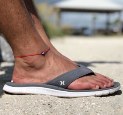 Evil Eye Red String Anklet Protection Beach Foot Jewelry Mens Women Gift Unisex