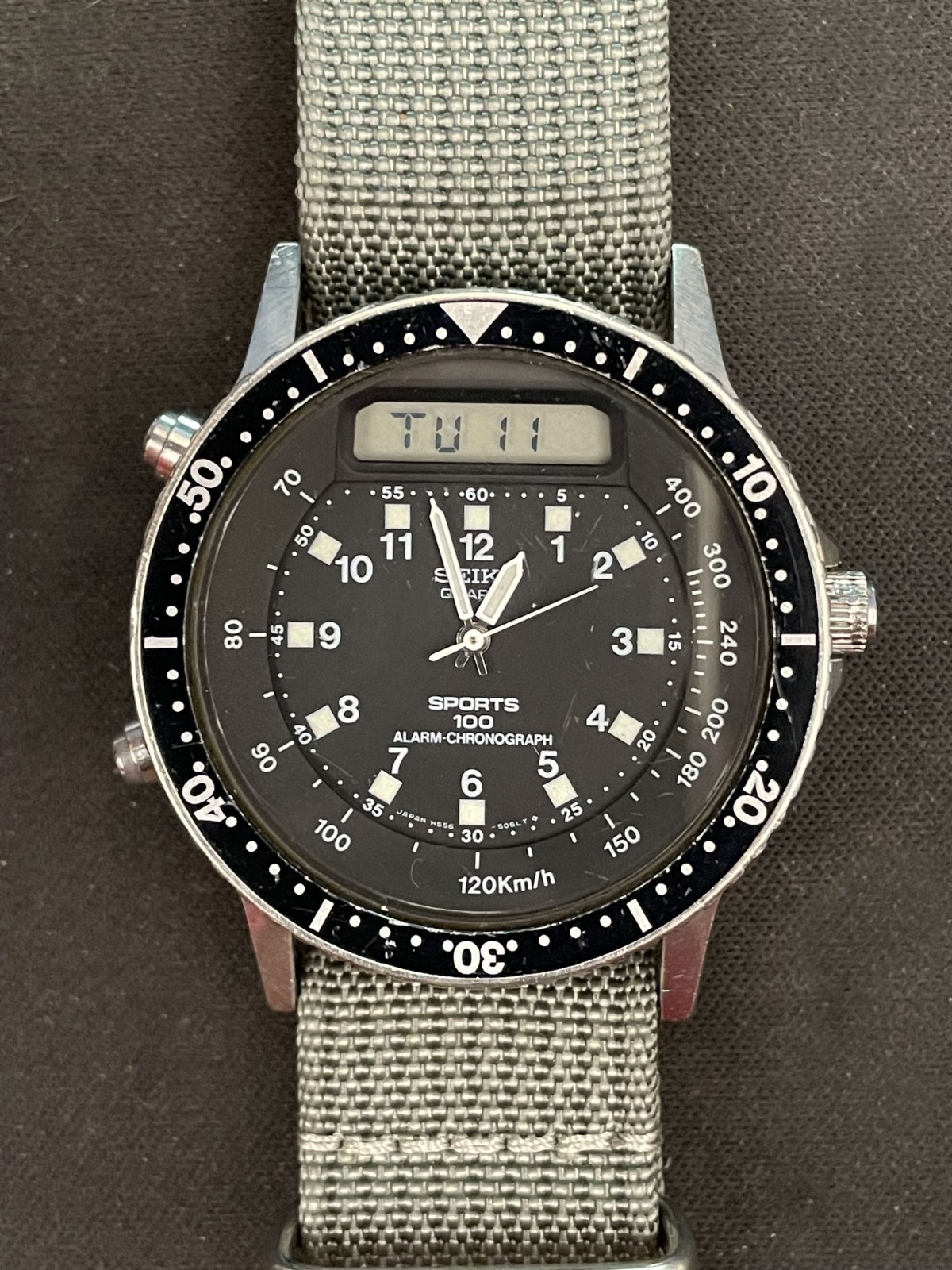 Seiko H556-5029 Analog/Digital “Pre-Arnie” with new NATO strap