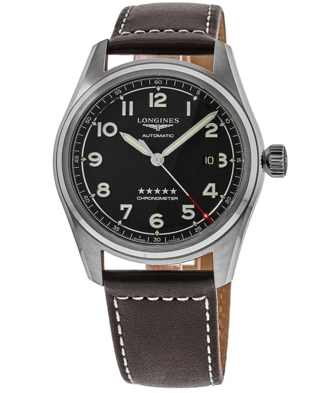 New Longines Spirit Automatic 42mm Black Dial Men’s Watch L3.811.4.53.0