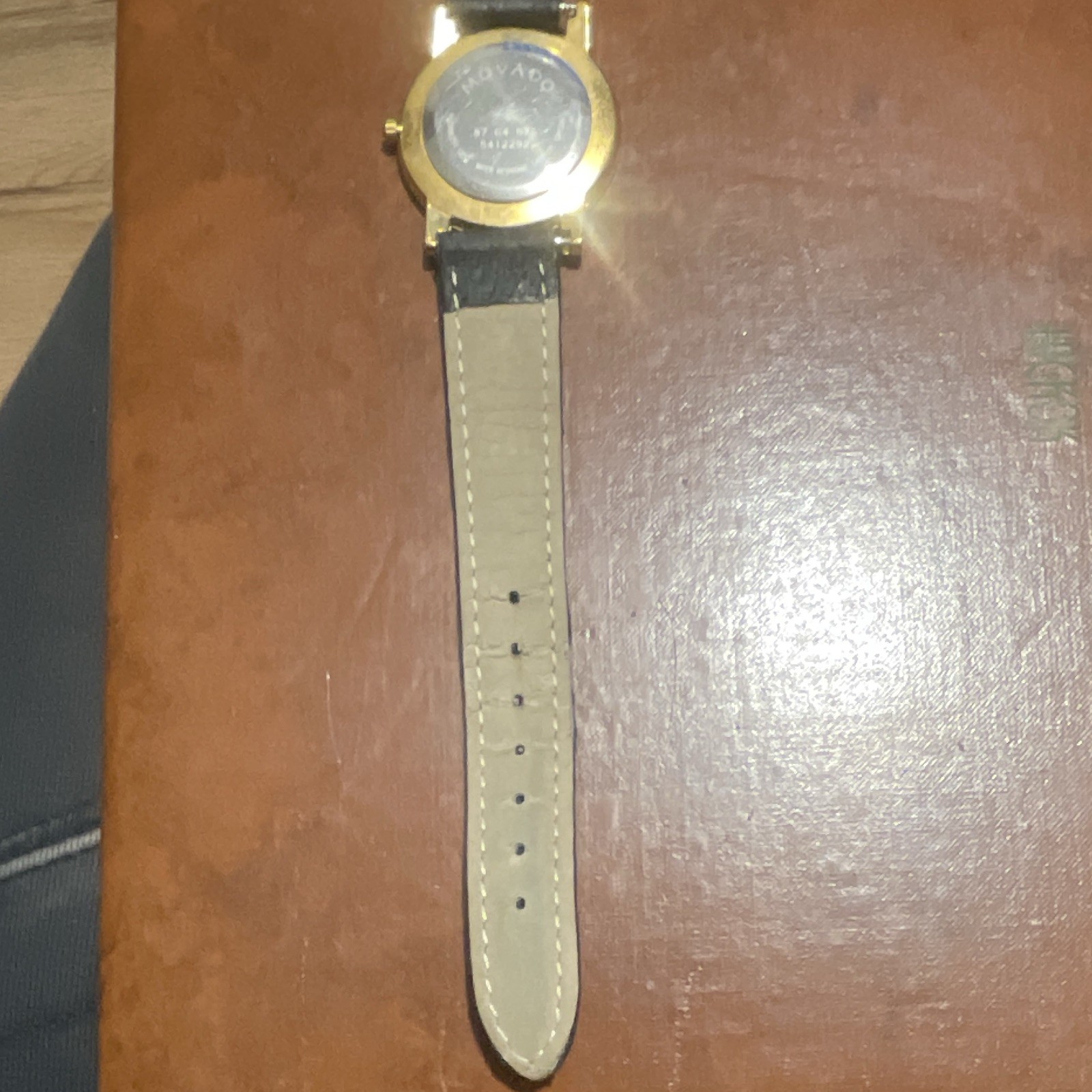 Movado Museum Classic 87.G4.875 Swiss Black Dial Gold TonBlack