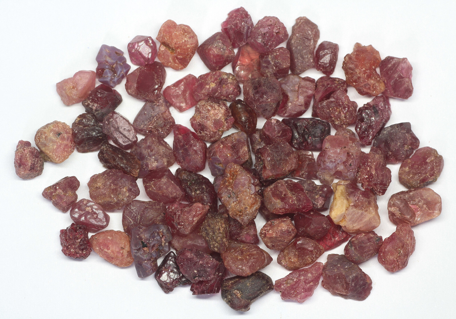 Burma Natural Untreated Small Size PINK/RED SPINEL Specimen Rough 100.00cts