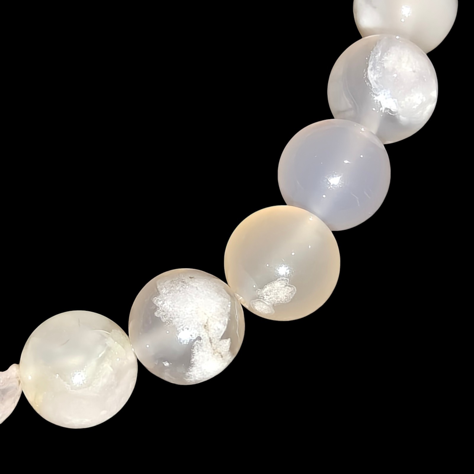 Flower Agate 8mm Bracelet Natural Stones