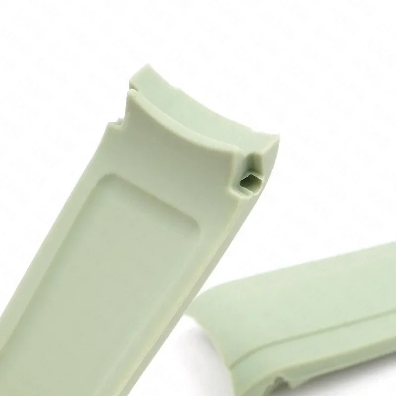 Curved End Rubber Strap 18/19/20/21/22mm Universal Silicone Watch Band Soft Spor