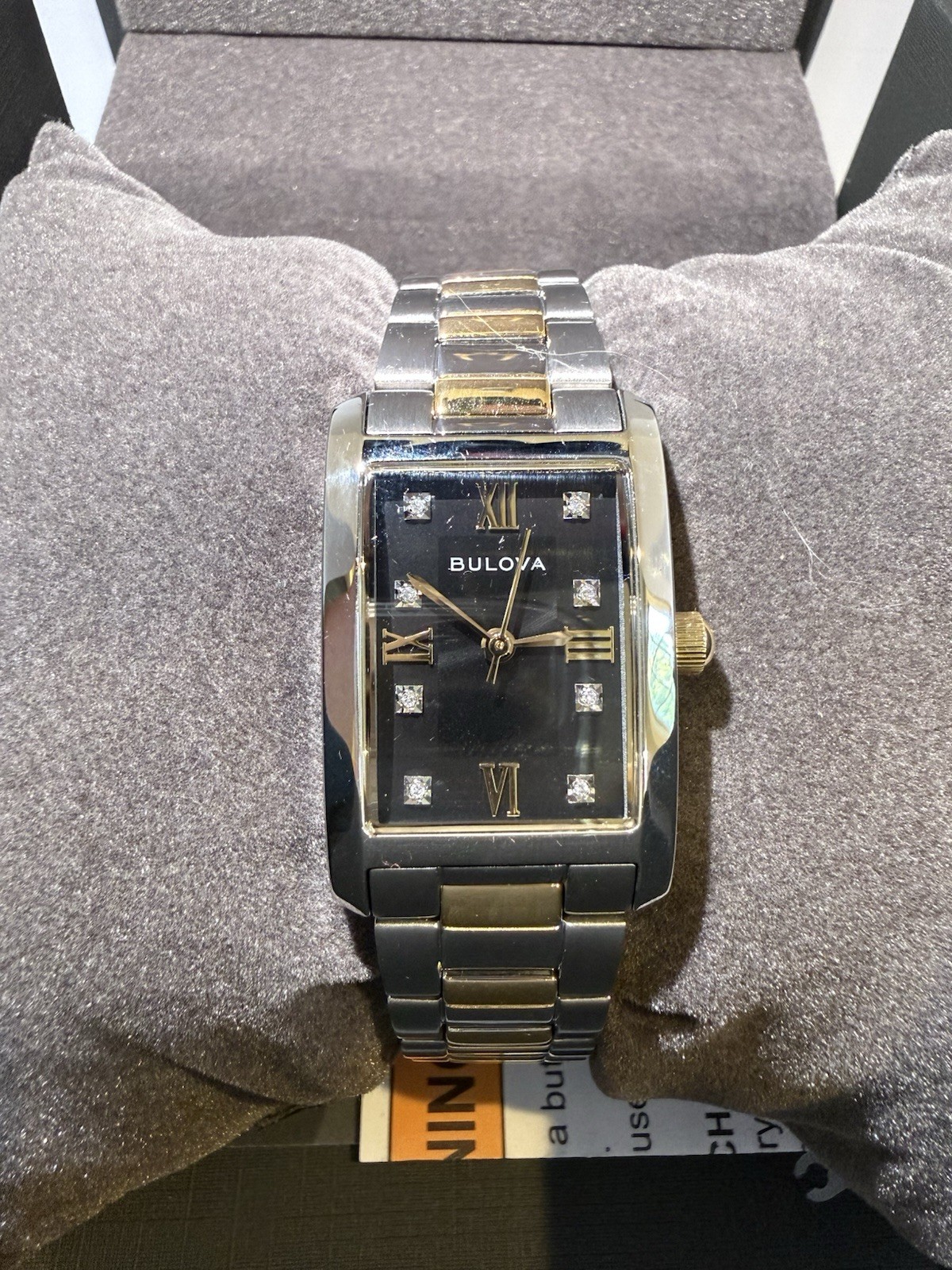 Bulova Classic Diamond Ladies Quartz Watch 98P230