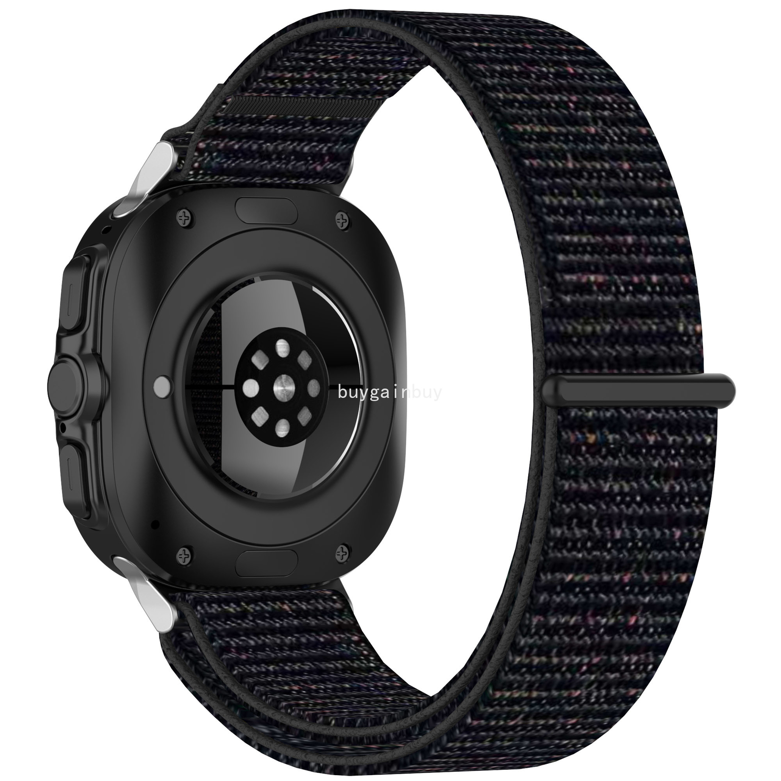 For Samsung Galaxy Watch 7 Ultra 47mm Woven Nylon Fabric Strap Bracelet Band