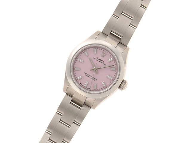 ROLEX 276200 Oyster Perpetual 28Watches Candy pink dial Stainless Steel【472】