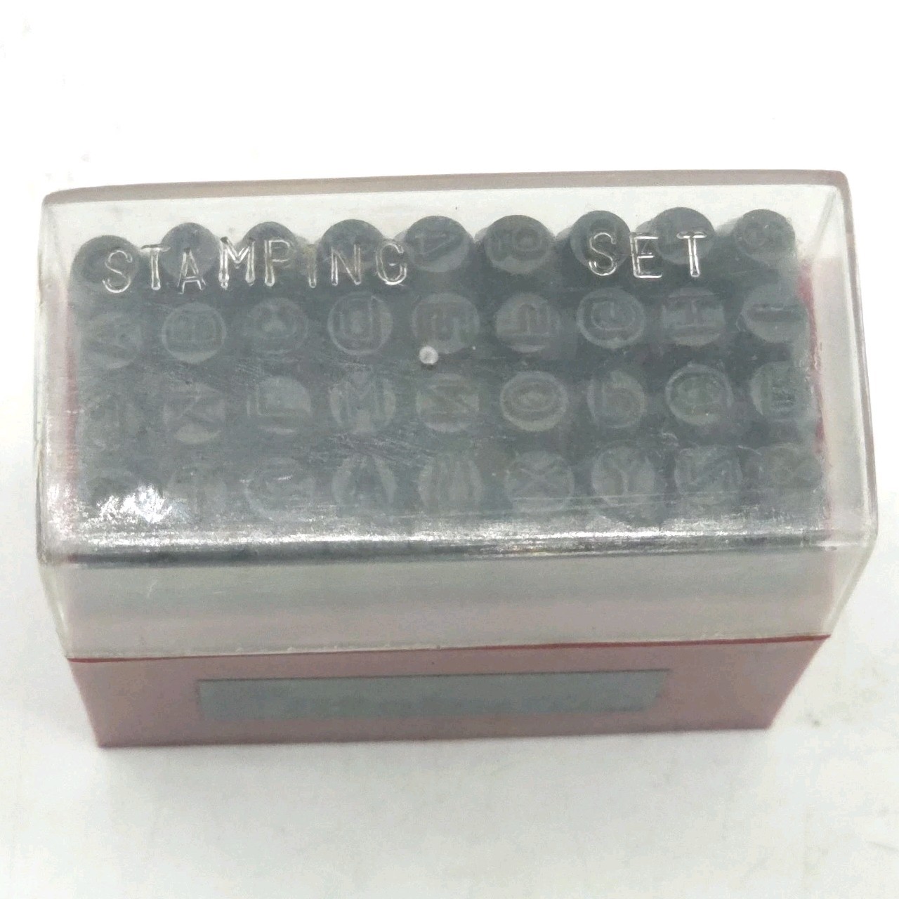Pittsburgh 36pc Steel Letter Number Stamp Punch Set A-Z 0-9 1/8″ w/ Case NOS