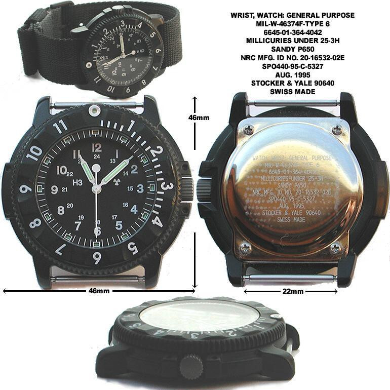 MWC P656 2025 PVD Automatic Tactical Watch with GTLS Tritium & Sapphire Crystal