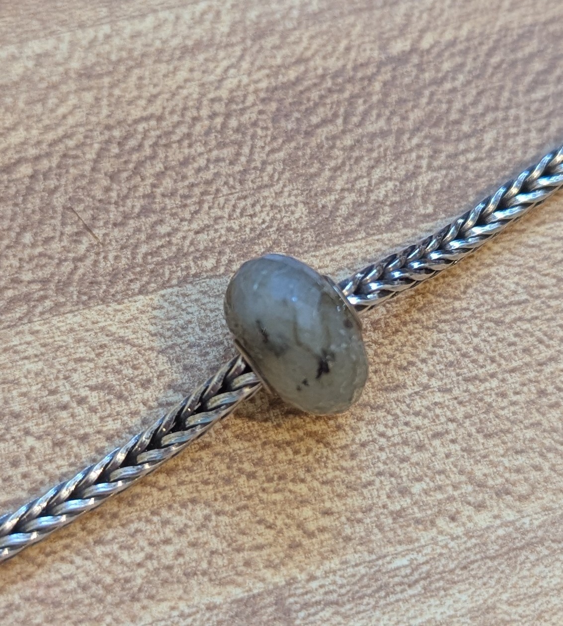 Authentic TrollBeads Labradorite Faceted Gemstone Bead