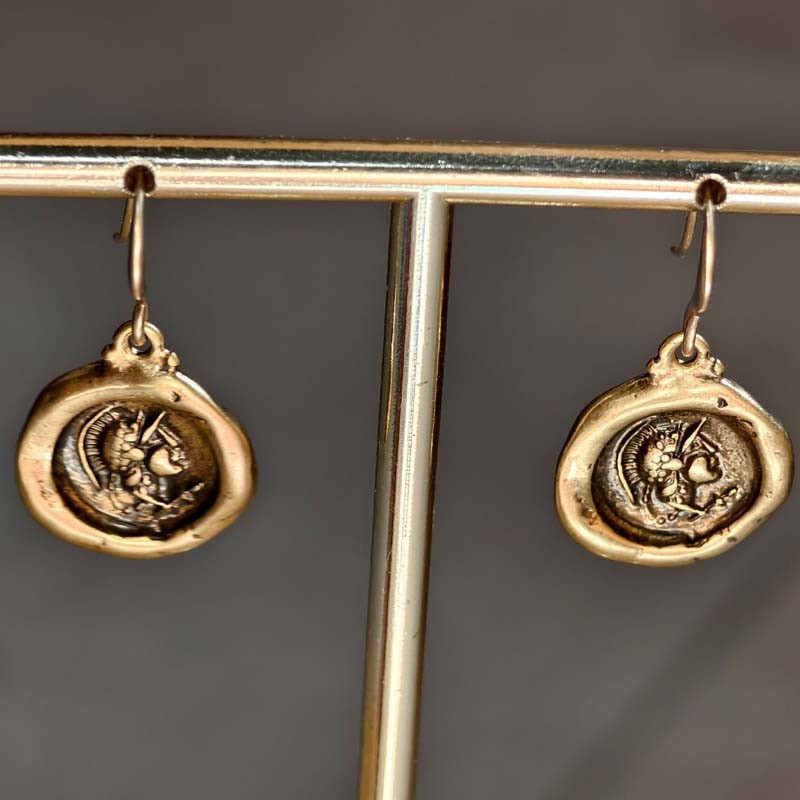 New Chicos Reversed Tag Drop Earrings Gift Retro Women Party Vacation Jewelry