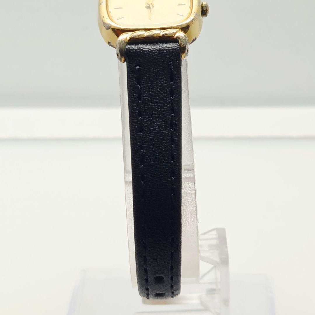 SEIKO 2P21-5340 Gold Oval Case, New Strap, New Battery