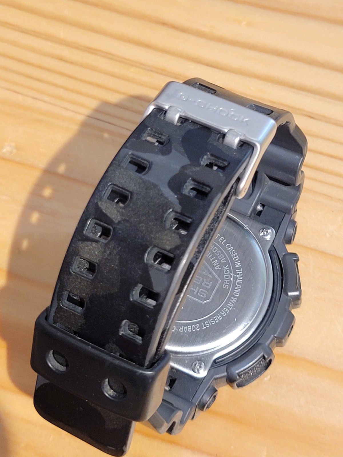 ​EXCELLENT! CASIO G-SHOCK GA-110CM Dark Camo – NEW BATTERY, HANDS ALIGNED