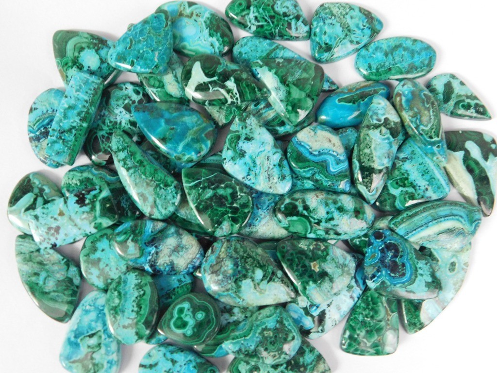 Mix Shape Azurite Malachite Pendant, Necklace Jewelry Making Gemstone 71243