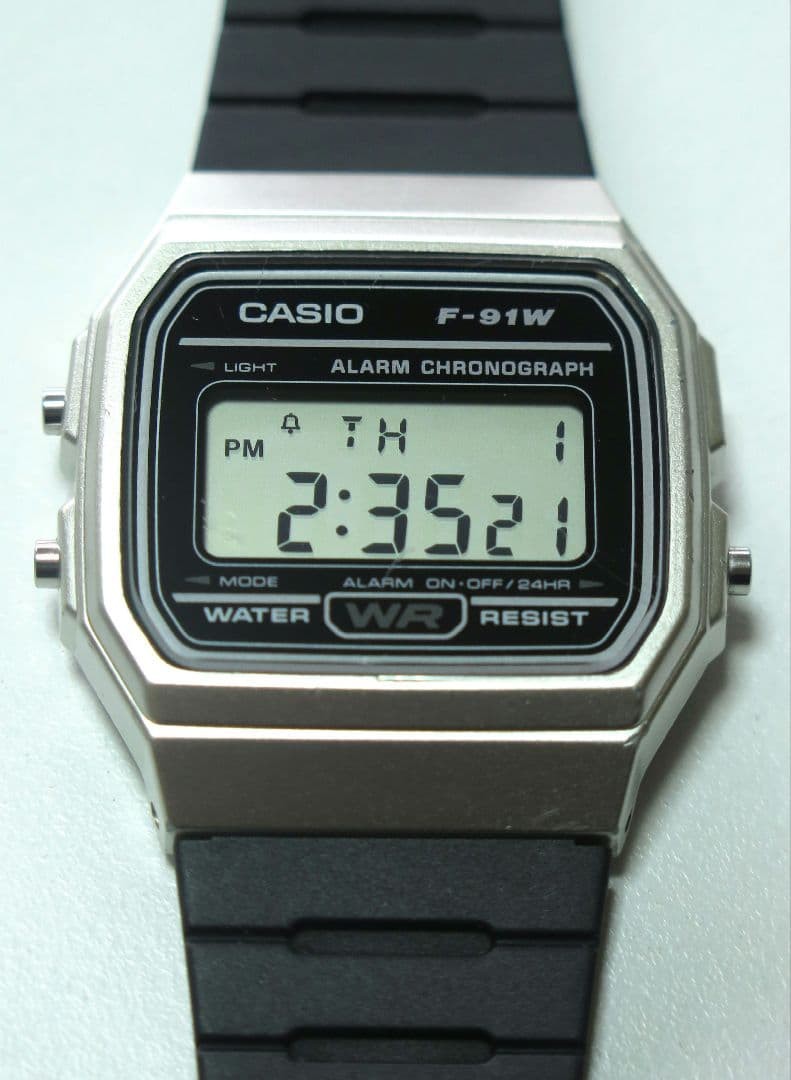 CASIO Digital Watch F-91W Black