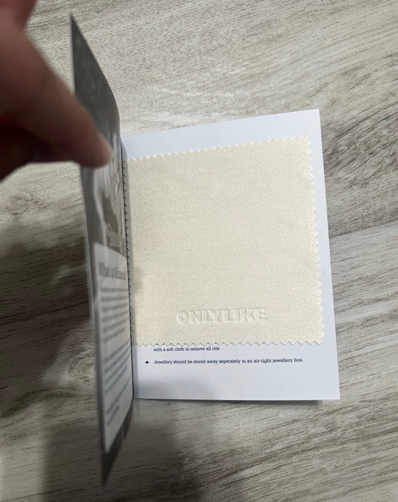 Onlylike Jewelry Care Polishing Cloth For Silver