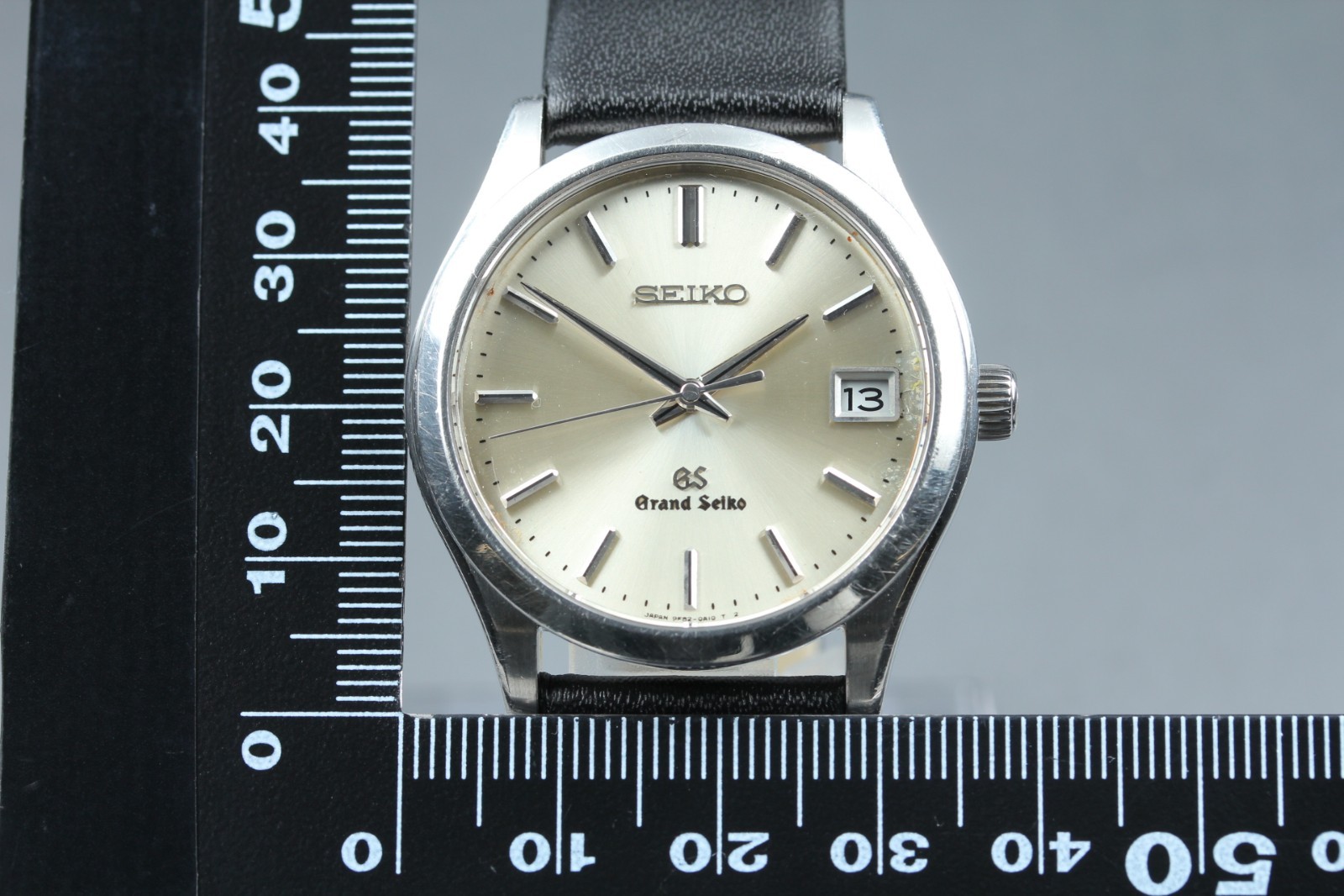 Vintage [Exc+5] GRAND SEIKO 9F62-0A10 Silver 36mm Men’s Quartz Watch From JAPAN