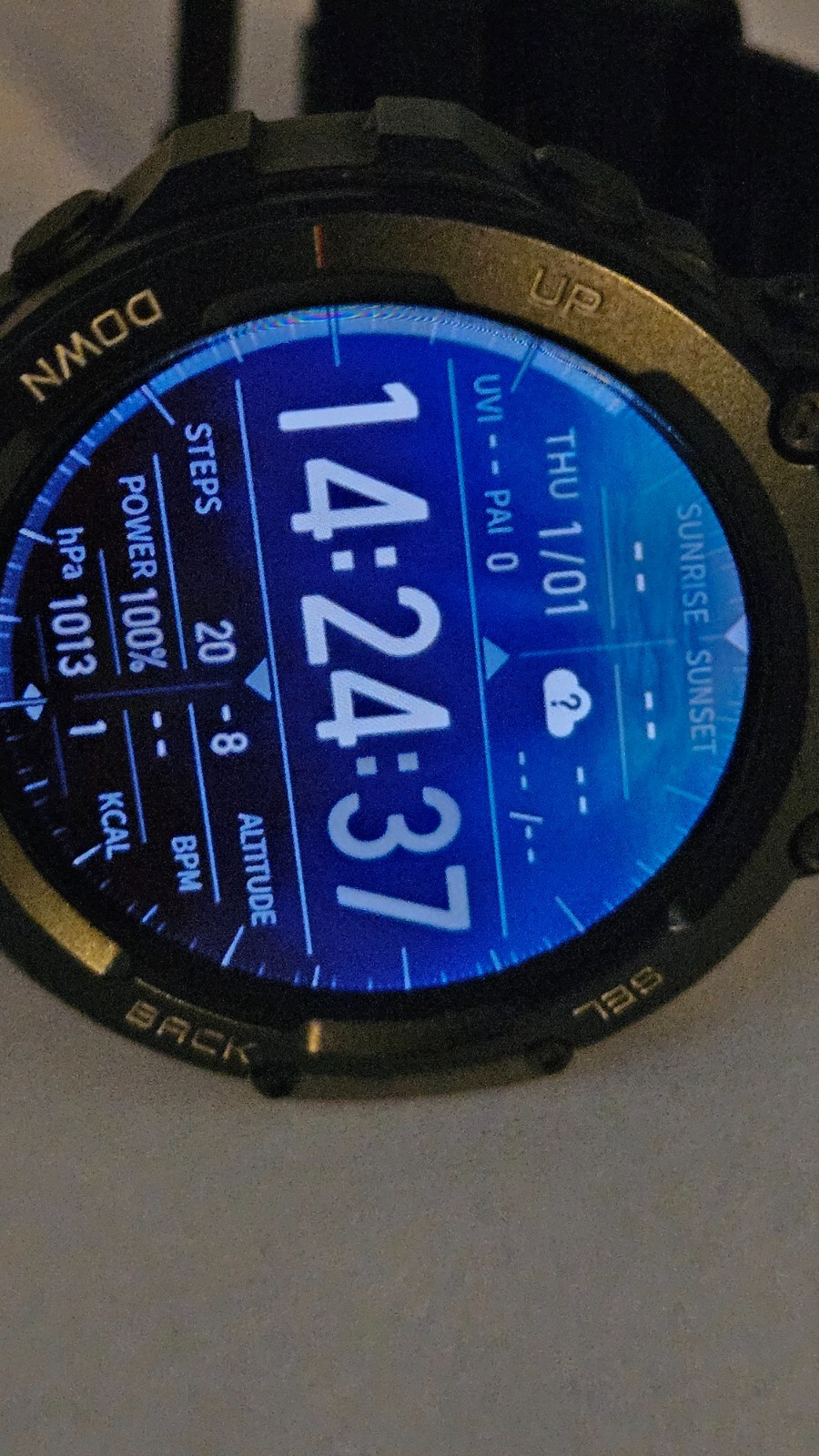 AMAZfit T-Rex3 Black smart watch with charger