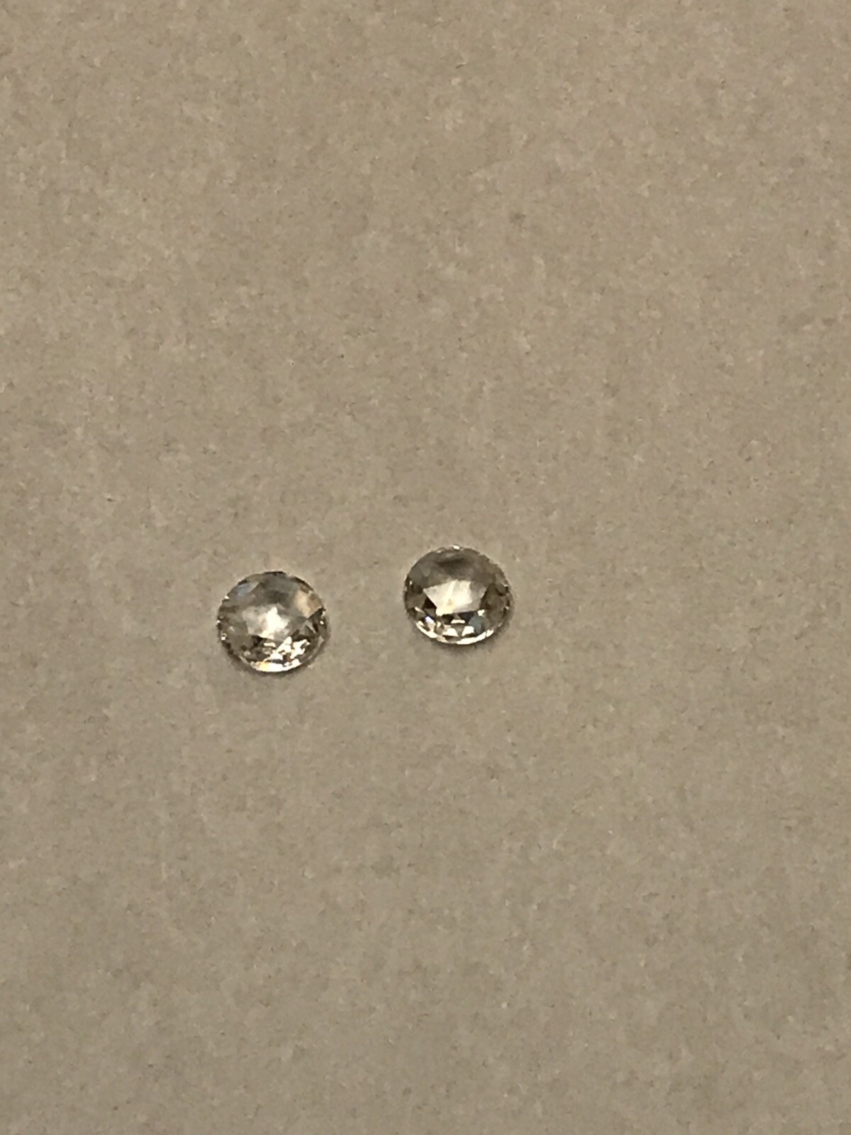 Rose Cut Diamond 2.50mm To 2.55mm VS Clarity G-H Color .04 Ct
